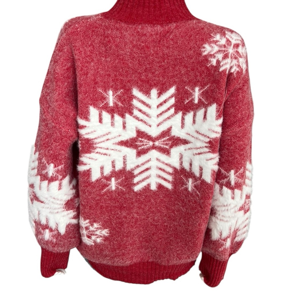 AND THE WHY holiday snowflake sweater 1X/2X, 2X/3X Combo size - Picture 12 of 14
